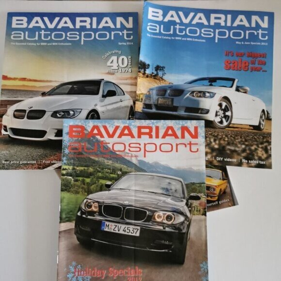 Bavarian Autosport Catalog Lot of 6 Magazines BMW Enthusiast Mini Collectors - Picture 2 of 3